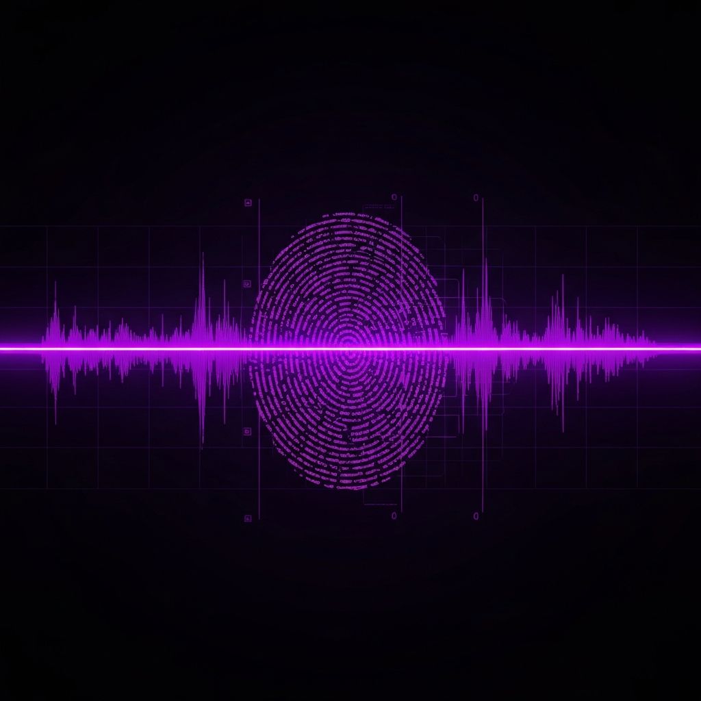 Audio waveform being scanned